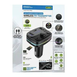 FM Transmitter ve Çift Çıkışlı Araç Şarj Kiti