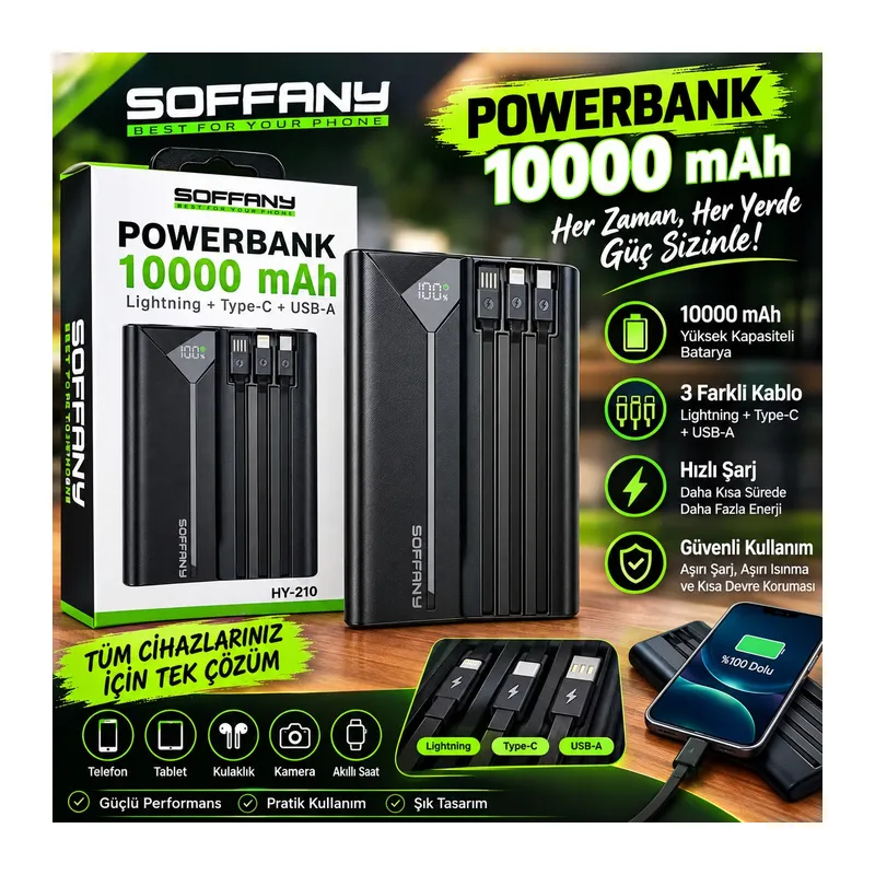 Soffany HY-210 10000 mAh Powerbank