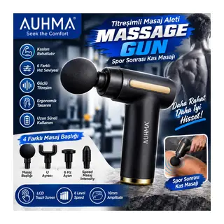 Auhma Massage Gun 6 Kademeli Titreşimli Masaj Aleti