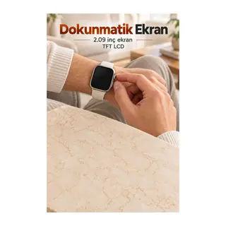 Akıllı Saat 49 mm Kasalı Dokunmatik Ekranlı