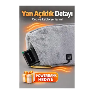 Ayarlanabilir Sıcaklıklı Bel Kuşağı Powerbank Hediyeli