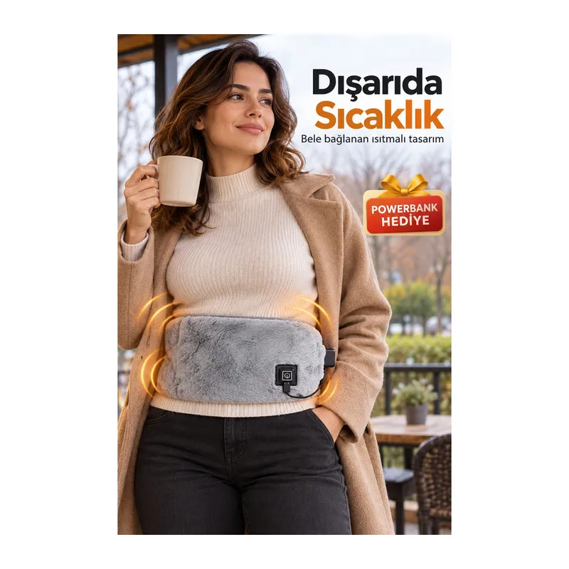 Taşınabilir Karın Isıtıcı Yumuşak Dokulu Bel Kuşağı