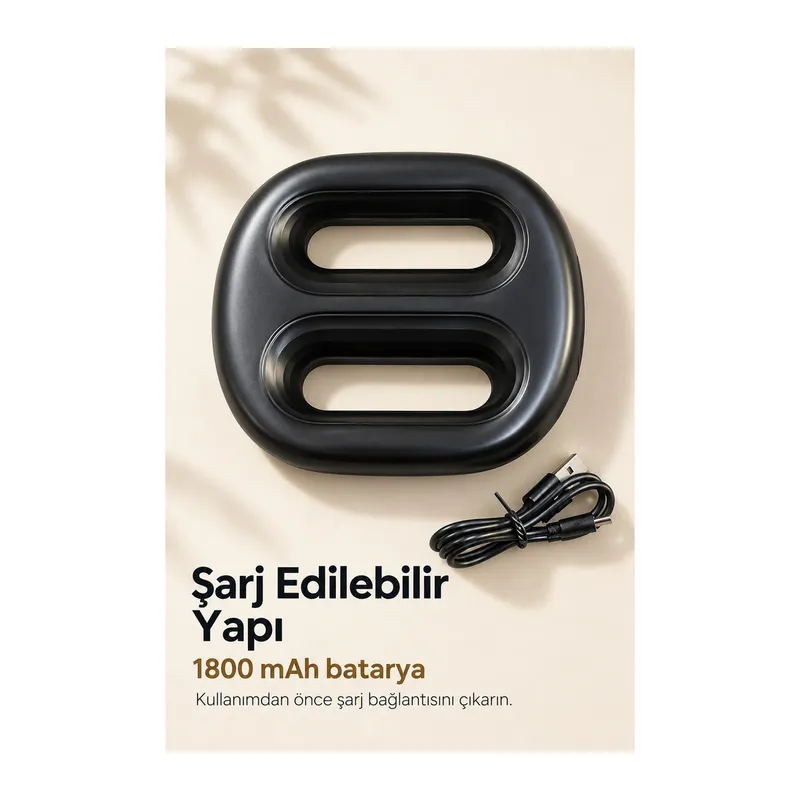 Bel Kemeri ile Kullanılan Isıtmalı Titreşimli Masaj Aleti