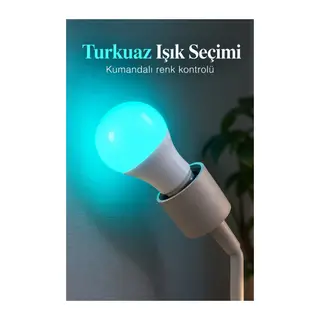 Kumandalı LED Ampul 10 W Güç Özellikli
