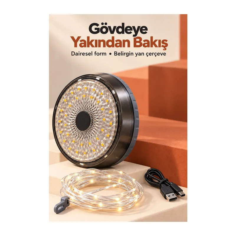 Kamp Lambası ve Şerit Işık USB Çıkışlı