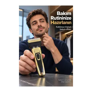 Sakal Tıraş Makinesi Günlük Sakal Kesim Başlıklı