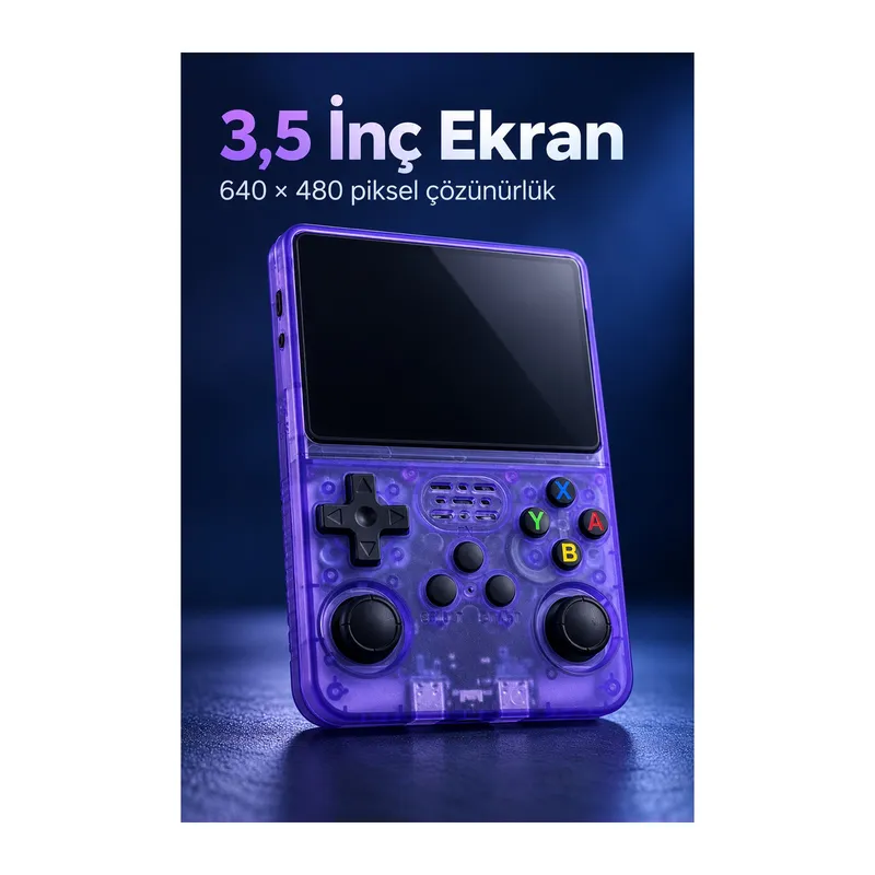 3,5 İnç IPS Ekranlı Taşınabilir El Oyun Konsolu