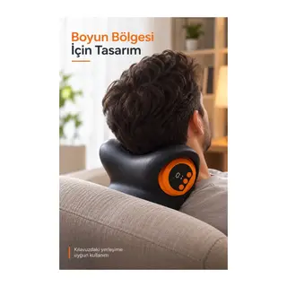 Boyun Masaj Cihazı Isıtmalı ve Uzaktan Kumandalı