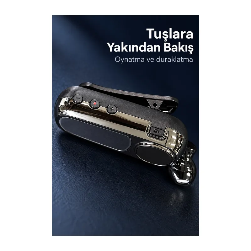 Sesli Bildirim Destekli Makaralı Bluetooth Kulaklık