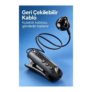 Çağrı Yanıtlama Özellikli Makaralı Tek Kulaklık