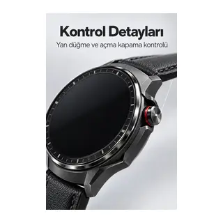 Yuvarlak Dokunmatik Ekranlı Üç Farklı Kordonlu Akıllı Saat