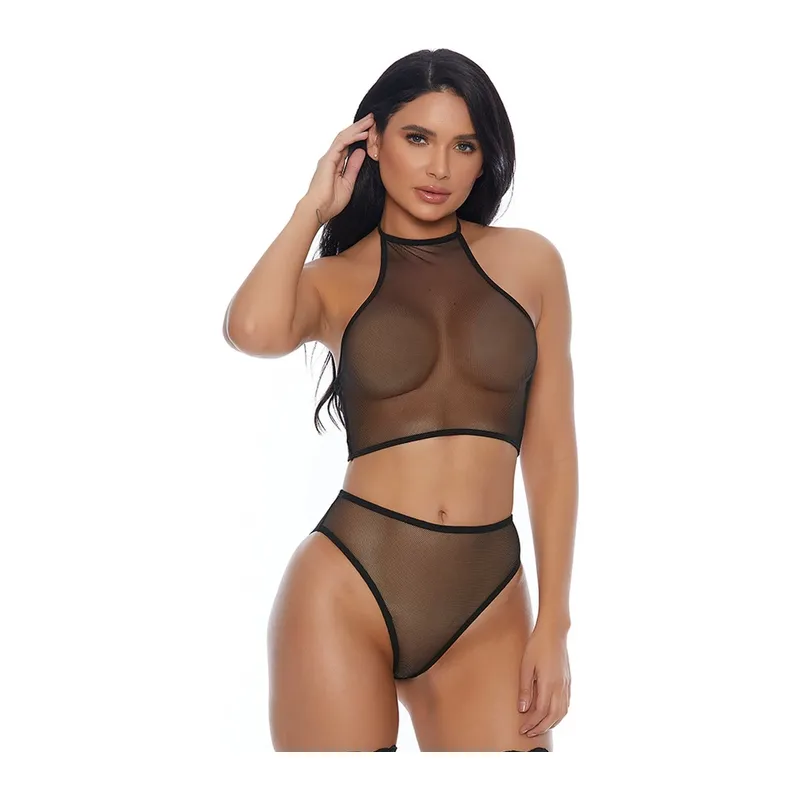 Siyah Transparan Fantazi Takım TM1123