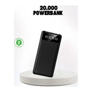 Çoklu Güvenlik Korumalı 20.000 mAh Powerbank Fener Özellikli