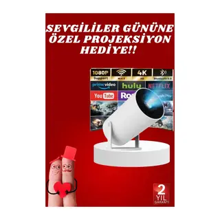 Sevgiliye Özel Hediye Ayaklı Sinema Projektörü Projeksiyon