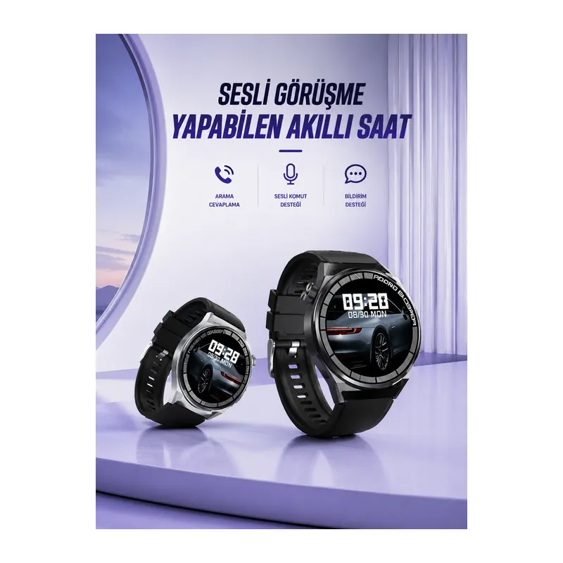 GT8 AKILLI SESLİ GÖRÜŞME YAPABİLEN SAAT