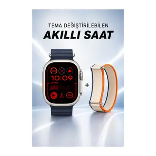Akıllı Saat Yeni Nesil Sesli Asistan Uyku ve Sağlık Takibi Adımsayar
