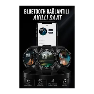 Akıllı Saat GPS VE NFC Özelliği Sesli Görüşme Dokunmstik Ekran