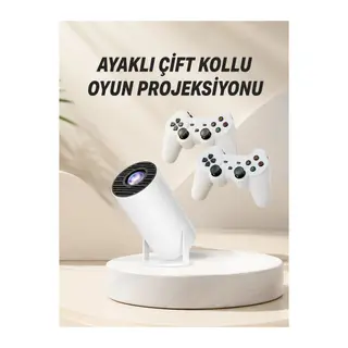 Taşınabilir Android Projeksiyon Ayaklı Çift Kollu 4K Çözünürlüklü Sinema Projeksiyonu