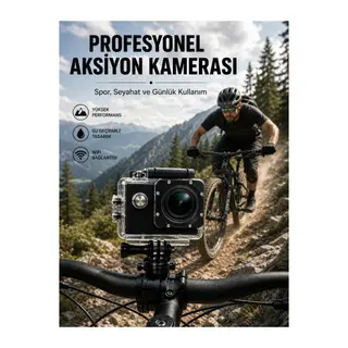Profesyonel Video Çekimleri İçin 1080P Full HD Aksiyon Kamerası