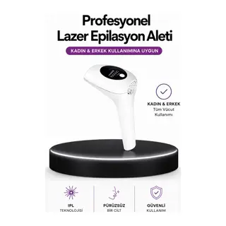 IPL Teknolojili Erkek Ve Kadın Kullanımına Uygun Lazer Epilasyon Cihaz