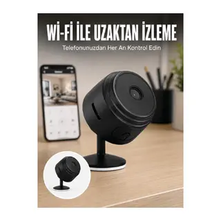 A9 Kablosuz Mini IP Kamera Wi-Fi Destekli Uzaktan İzleme Özellikli HD Güvenlik Kamerası