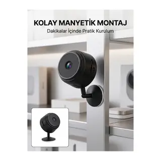 Mini Wi-Fi Güvenlik Kamerası A9 HD Görüntü Hareket Algılama ve Uzaktan Canlı İzleme