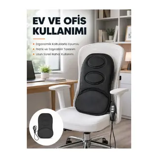 Ev ve Araç İçin Masaj Minderi Modlu Isıtmalı Titreşimli Koltuk Masaj Pedi