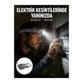 Ayarlanabilir Baş Bantlı LED Kafa Lambası Çok Amaçlı Aydınlatma Çözümü