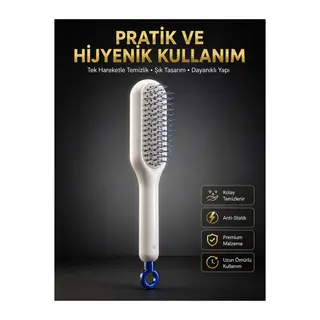 Yeni Nesil Saç Fırçası Saç Derisini Ölü Derilerinden Arındırır Kolay Temizlenen