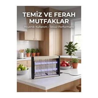 Çift UV Işıklı Elektrikli Sinek Öldürücü