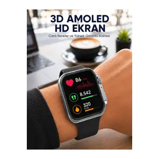 Gelişmiş Özellikli Akıllı Saat Dayanıklı Yapı ve AMOLED Ekran Yeni Nesil