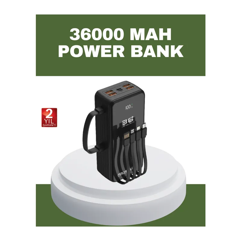 Hızlı Şarj Destekli Powerbank Tüm Cihazlarla Uyumlu