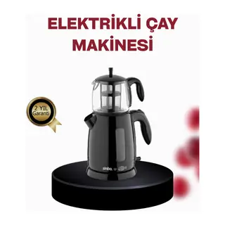 Cam Demlikli 20 Bardak Kapasiteli Elektrikli Çaycı