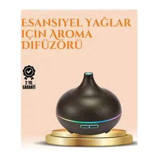 550 ml Ultrasonik Yağ Difüzörü ve Soğuk Buhar Nemlendirici