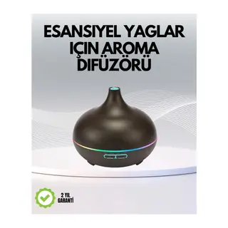 7 Renk Işıklı Ultrasonik Hava Difüzörü – Sessiz ve Güvenli Kullanım