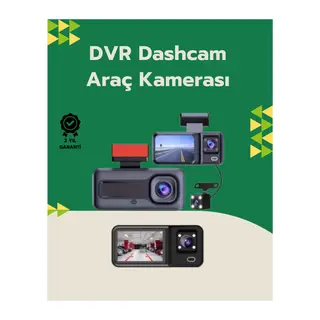 Tam Kapsamlı Araç Güvenliği: 3 Kameralı Full HD Kayıt Sistemi ile Ön, İç ve Arka Görüş