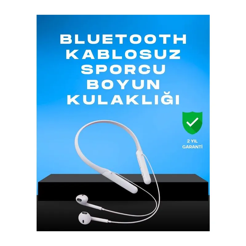 Kablosuz Bluetooth Kulaklık – Boyun Askılı, 100 Saat Pil Ömrü