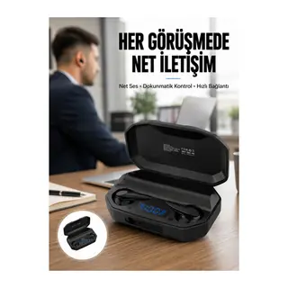 Çağrı Cevaplayabilen Akıllı Saat 5.2 Bluetooth Bağlantılı Kulaklık Yeni Nesil