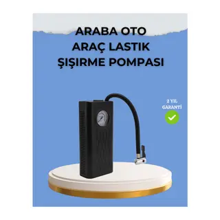 Çok Fonksiyonlu Dijital Gösterge Elektrikli Lastik Pompası
