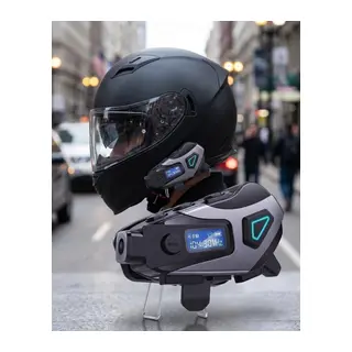 Motosiklet Kask Bluetooth Kulaklık Uzun Pil Ömrü Kamera ve Sesli Komut Destekli