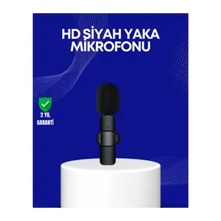 Lightning Girişli 2’li Kablosuz Yaka Mikrofonu Çift Kişilik Kayıt