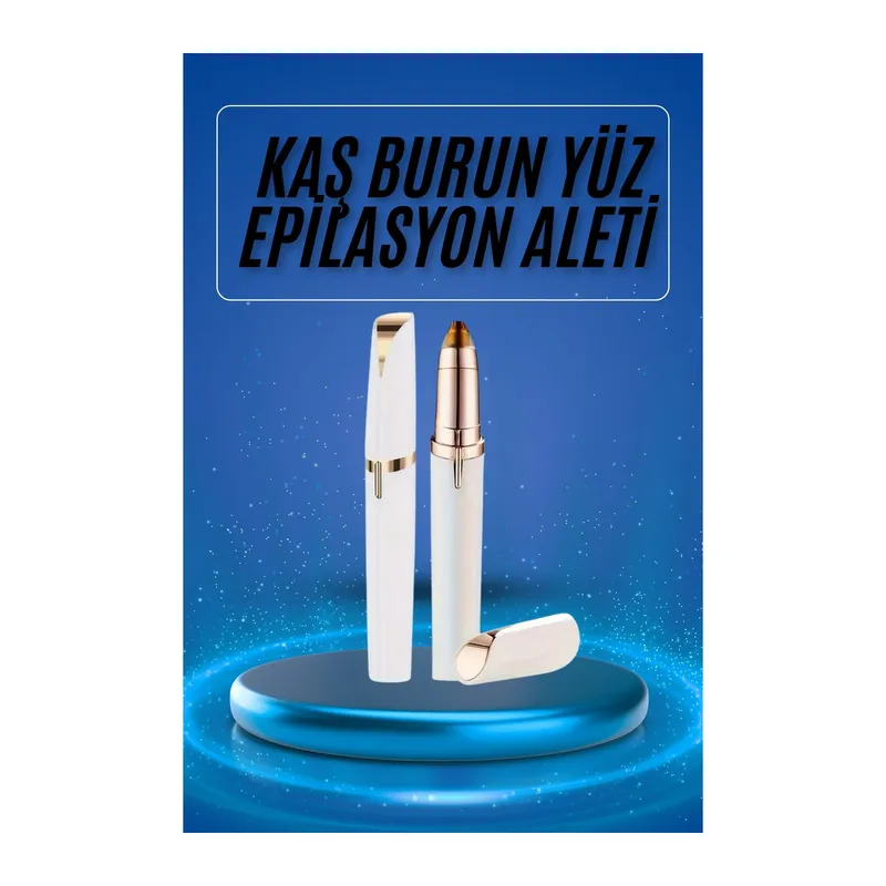 Epilasyon Aleti Tüy Kıl Alma Kaş Bıyık Unisex Yüz Bakım Tıraş Aleti