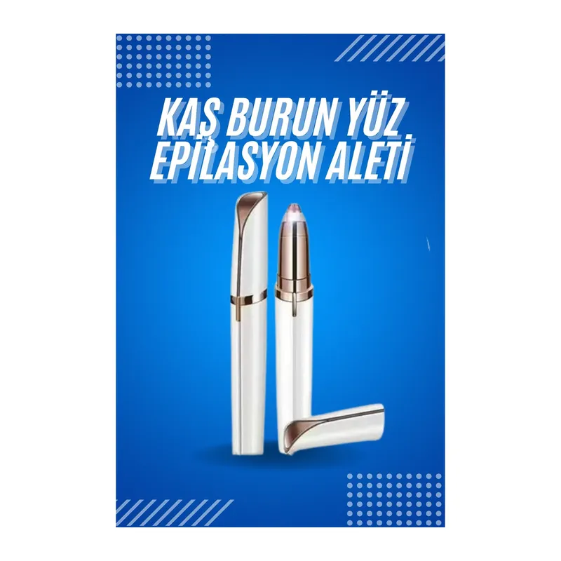 Yüz Epilatör Kıl Kaş Bıyık Tüy Alma Aleti Kaş Bıyık Alma Epilatörü
