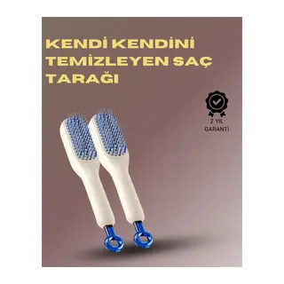 Kendini Temizleyen Masajlı Saç Tarağı – Anti-statik, Ergonomik Tasarım