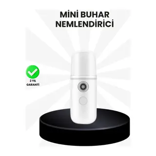 Kablosuz Şarjlı Mini Buhar Nemlendirici – Cilt ve Ortam İçin Taşınabilir Akıllı Cihaz