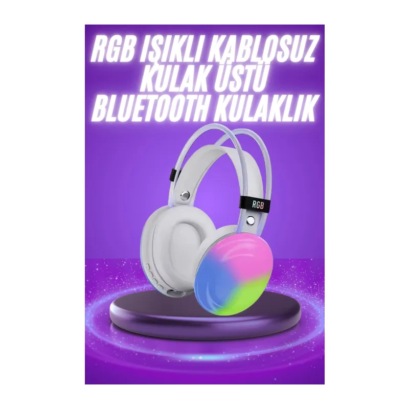 2025 Model Bluetooth Kulaklık Kulak Üstü Kablosuz Uzun Ömürlü Unısex