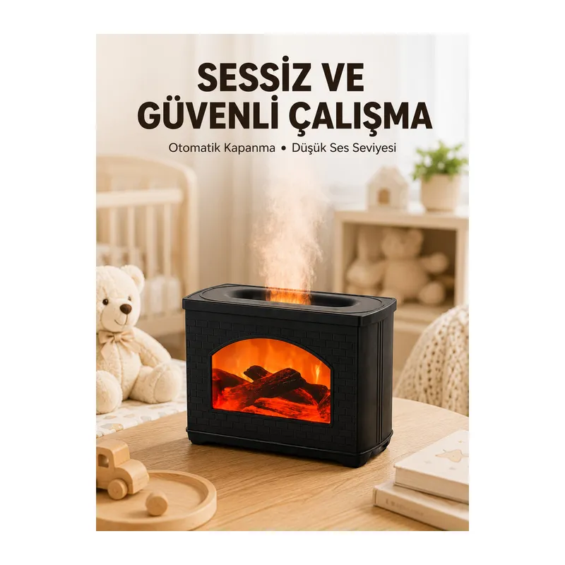 USB Ultrasonik Hava Nemlendirici Ayarlanabilir Sis ve Aromaterapi Özellikli