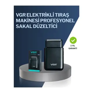 5 W Güçlü USB Şarjlı Sakal Şekillendirici – İki Başlıklı, Su Geçirmez Tasarım