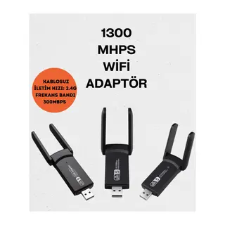 Realtek Chipsetli 5G Destekli Yüksek Hızlı Ağ Adaptörü