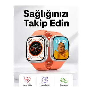 Akıllı Saat Nabız Ölçebilen Yeni Nesil GPS ve Adımsayar Özelliği (Kopya)